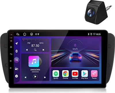 Produktbild von 2+64G Für Seat Ibiza IV 6J 2009-2013 Android 15 Carplay Autoradio GPS Navi WIFI BT USB FM RDS +Kamera