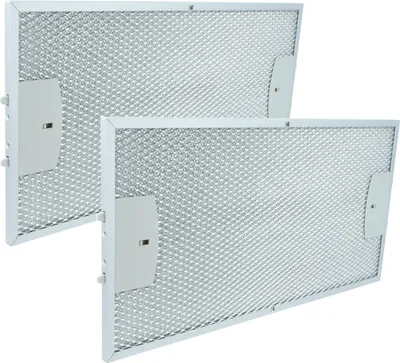 Produktbild von vhbw 2x Filter Metallfettfilter kompatibel mit Siemens LI49630, LI49630/01, LI49630/02, LI48631/02, LI48632/02, LI48632/01 Dunstabzugshaube, Metall