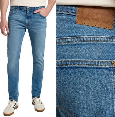Immagine prodotto di LEE Herren, Jeanshosen, Slim fit LUKE, W30 L34, Blau, Jeans, baggyjeans, buggy
