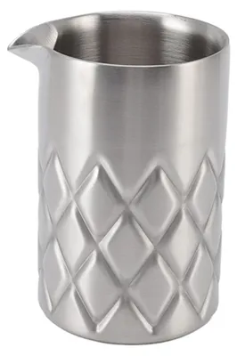 Cocktailmengglas aus Edelstahl, doppelwandig, 391 g