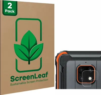 Produktbild von 2x ScreenLeaf Schutzfolie für Blackview BV4900 Pro (NUR Kameraschutz) nachhaltiger Displayschutz Display Schutz Folie Klar Transparent