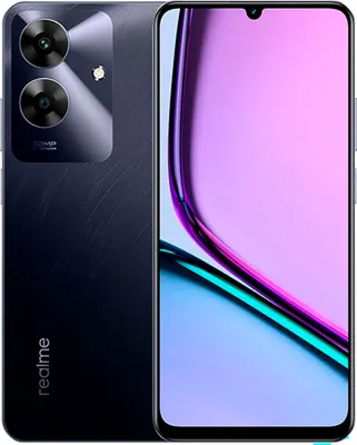 Produktbild von realme Note 60, 17,1 cm (6.74"), 4 GB, 128 GB, 32 MP, Android 14, Schwarz, Marmorfarbe