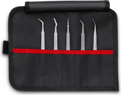 Produktbild von KNIPEX SMD-Präzisionspinzetten -Set, 5tlg