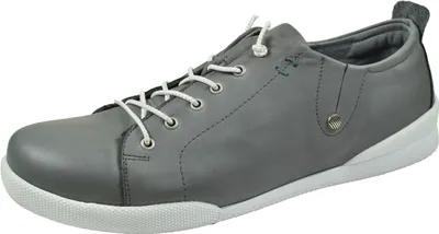 Produktbild von Andrea Conti Damen Slipper mit Zierschnürung sportiv seitlich Stretch 0345724, Größe:39 EU, Farbe:Grau