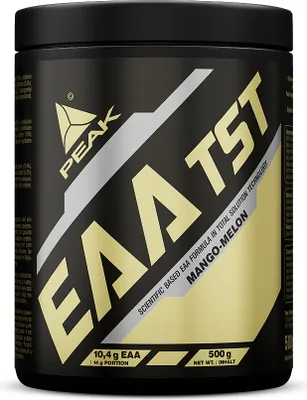 Produktbild von EAA - TS-Technology - 500g : Mango Melon I Pulver I alle essentiellen Aminosäuren I nach WHO Empfehlung  I Muskelaufbau I  schnell resorbierbar I vegan I B - Vitamine