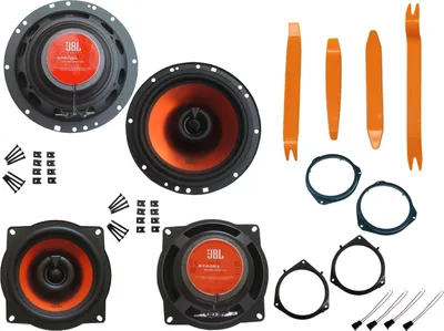 Produktbild von JBL Lautsprecher Set für Opel Zafira B Bj 05-14 Tür vorne hinten Bügel 720 Watt