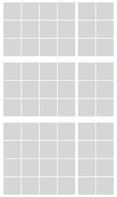 Produktbild von Sichtschutzfolie für Fenster – 60 Quadrate – Selbstklebende Fensterfolie für Fenster und Duschtüren – 55 x 30 cm