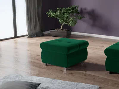 Obrázek produktu pro Taburet ABEL 1 - tmavý zelený 1