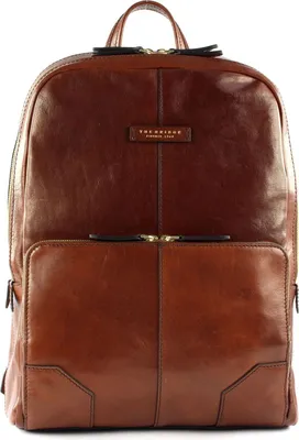 Produktbild von THE BRIDGE Vespucci Zaino Backpack Double Zip Marrone TB 14