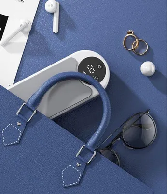 Image de Nettoyeur à ultrasons pour lunettes et bijoux - 360 degrés - Appareil à ultrasons pour lunettes, montres, bijoux, prothèses dentaires et dentiers