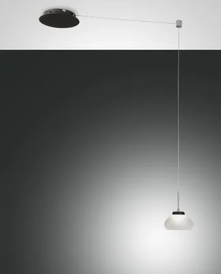 Produktbild von Fabas Luce Arabella LED Glas-Pendellampe Weiß