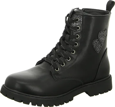 Produktbild von girlZ onlY Mädchen-Schnürstiefelette Schwarz, Farbe:schwarz, EU Größe:36