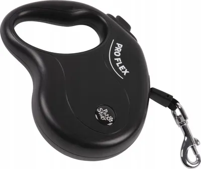Obrázok produktu pre PRO FLEX Automatické vodítko pre psov 5 m do 50 kg čierne