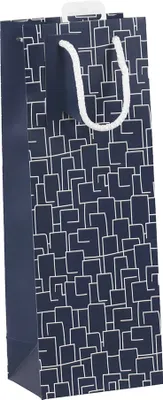 Zdjęcie produktu dla Clairefontaine 30615-4C Clairefontaine Flaschentüte "Men in blue"