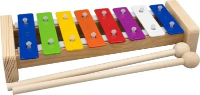 Produktbild von Wooden glockenspiel (incl. 2 mallets + instructions with 5 children songs)