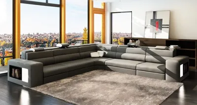 Produktbild von Wohnlandschaft Ecksofa L-Form Modern Couch Polster