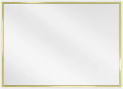 Immagine prodotto di Mexen Loft specchio bagno rettangolare 70 x 50 cm, cornice dorata - 9852-070-050-000-50