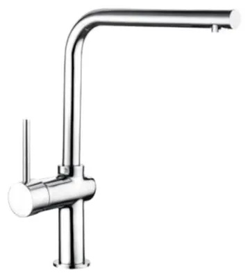 Produktbild von Küchenarmatur modern Messing verchromt