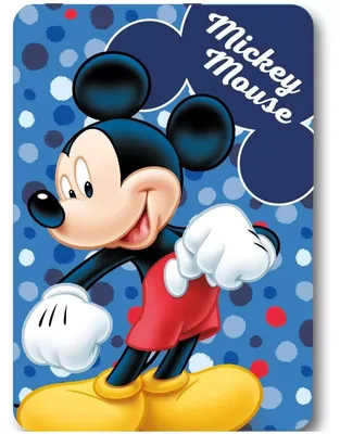 Immagine prodotto di FARO Coperta in pile Mickey a pois Poliestere, 100/140 cm