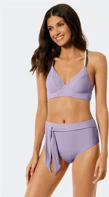Produktbild von Schiesser Damen Bikini-Hose Aqua Californian Dream - lila - Größe M