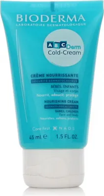 A product shot of a tube of Bioderma ABCDerm Cold-Cream.