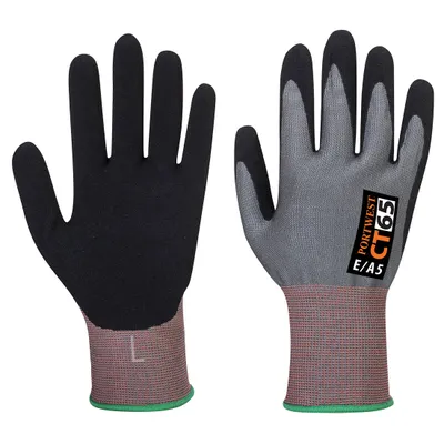 Produktbild von Portwest CT65 CT VHR15 Nitrilschaum-Schnittschutzhandschuh Grey/Black Gr. XL
