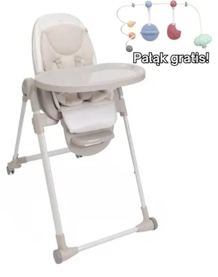 Zdjęcie produktu dla Chicco POLLY Armonia krzesełko do karmienia z funkcją leżaczka Mother Pearl + pałąk gratis