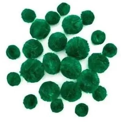 Produktbild von 24 Acryl-Pompons, Marke DpCraft