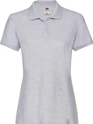 Image de Fruit of the Loom - Polo pour femmes, modèle "Premium", référence LT1943 (taille XXL), couleur gris