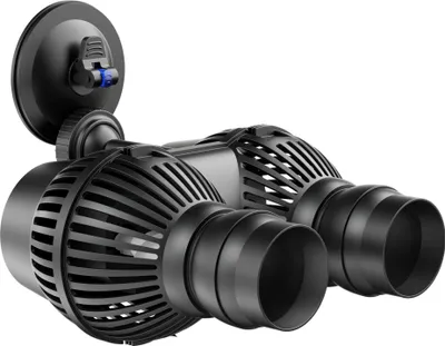 Produktbild von SunSun JVP-200A Strömungspumpe 5000 l/h 7 W Aquarium Pumpe mit 2 schwenkbaren Düsen und Saugnapf zur einfachen Befestigung