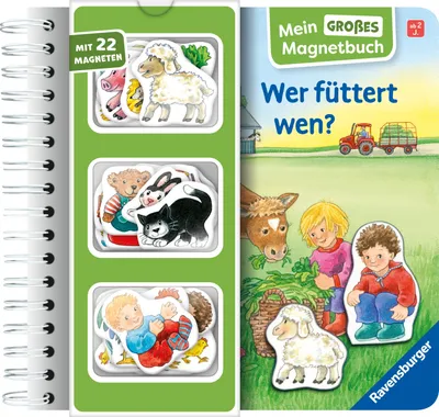 Produktbild von Mein großes Magnetbuch - Wer füttert wen?