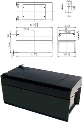 Produktbild von Akku passend für FERM Akku Florin, FTHTB-12V, HGA1002, 0412-07, FTHT-12V