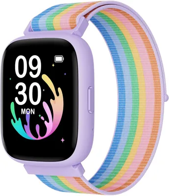 Produktbild von BIGGERFIVE Kinder Smartwatch mit Pulsmesser 80 Sportmodi 1.8" Touchscreen Schlafmonitor Spiele Fitness Tracker für Jungen & Mädchen