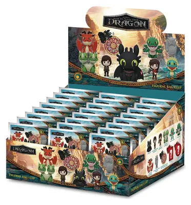 Produktbild von Drachenzähmen leicht gemacht 3D PVC-Taschenanhänger Serie 2 Display (24)
