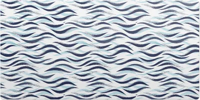 Produktbild von Wellenlinien– Schreibtischunterlage – Schreibtisch Tischunterlage – 90x45 cm – Unterlage Groß Schreibtischmatte