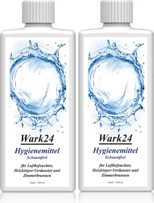 Produktbild von Wark24 Hygienemittel 1L Konservierungsmittel für Luftbefeuchter uvm. (2er Pack)