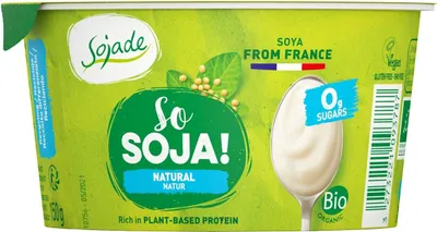 Produktbild von NATRLICHES SOJAPRODUKT OHNE ZUCKER, GLUTENFREI,  150 g - SOJADE