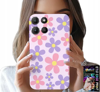 Zdjęcie produktu dla Etui Do Motorola Edge 60 Fusion - Kolorowe Stokrotki, Stokrotka, Kwiatki