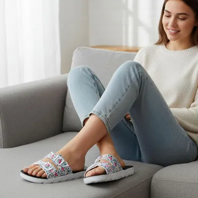 Obrázek produktu pro Dámské květinové pantofle MJARTAN 2205 P472