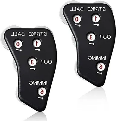 Obrázek produktu pro Černá sada skórovacích karet pro softball, 2 kusy, 4 kolečka