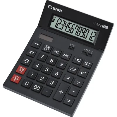 Image de Calculatrice Canon As-2200 Hb Emea 12 Chif
