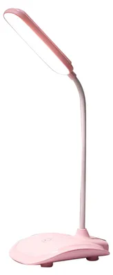 Obrázok produktu pre LED stolná lampa, dotykové ovládanie, trojstupňová teplota farieb, plynulé stmievanie, USB nabíjací stôl, ružová