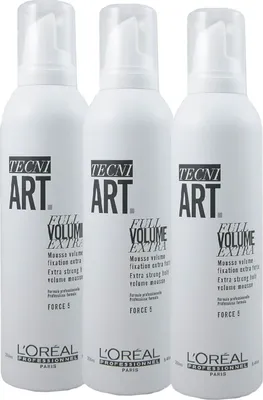 Produktbild von Loreal Tecni. ART Volume Extra Full 3 x 250 ml Haarschaum extremer halt Set