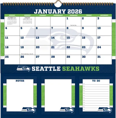 Produktbild von Turner Seattle Seahawks NFL Memomate Spiralkalender 2026