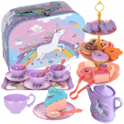 Produktbild von Jokomisiada Tee- und Kaffeeservice für Kinder mit Koffer Geschenk