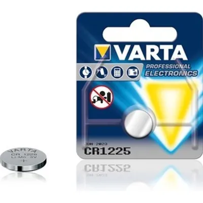 Produktbild von Varta Batterie - Lithium (Li) - für Uhr - CR1225 - 3 V DC - 48 mAh Shelf Life