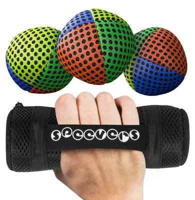 Jonglierball-Set 3er, 650g, Schaumstoff, 14 Farben, für Anfänger & Profis
