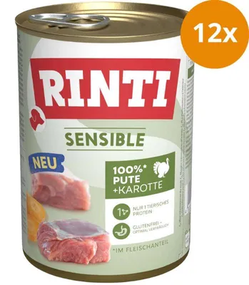 Produktbild von Rinti Dose Sensible Pute & Karotte 400 g