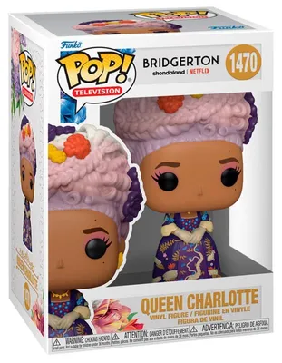 Obrázek produktu pro Postava Bridgerton Queen Charlotte POP - Sběratelská hračka pro fanoušky