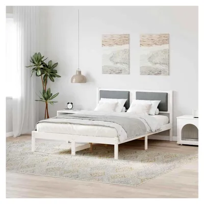 Produktbild von Bettgestell aus Kiefernholz mit stabilem Lattenrost - Einfache Montage, ideal für Gästezimmer